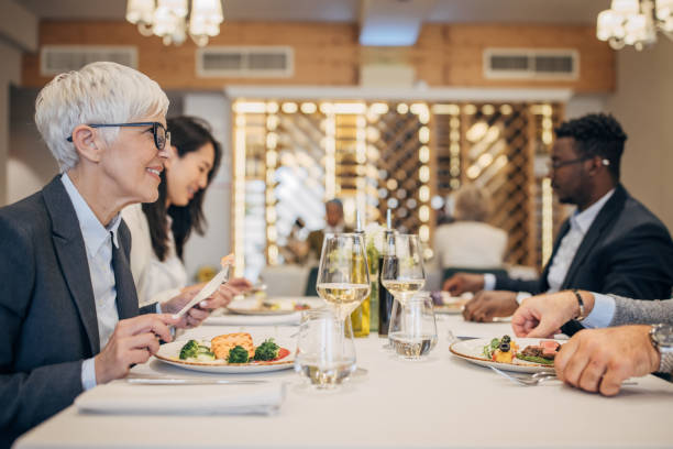 istock People on lunch in restaurant 1440956536