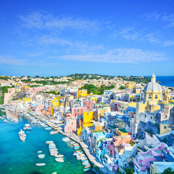 istock Aerial view Procida island, Italy 1440960495