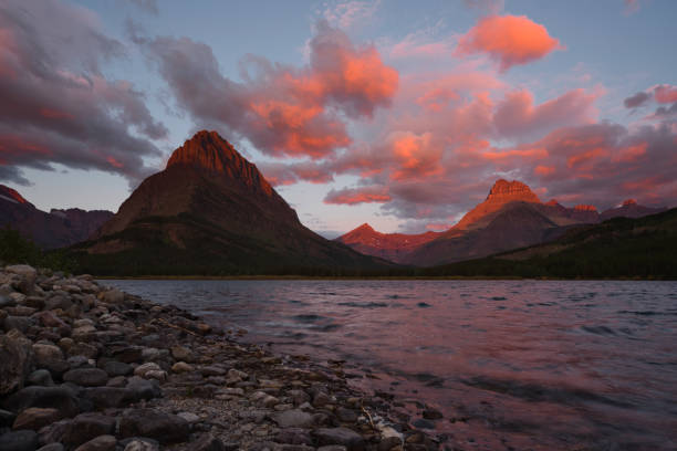 istock Swiftcurrent Lake sunrise, Glacier National Park 1440963333