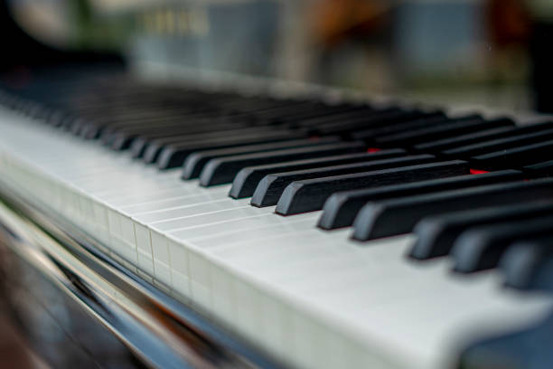 istock Selective focus shot of a piano 1440968272