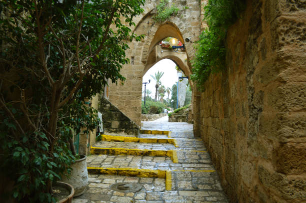 vecchia città di jaffa, tel aviv, israele - safed foto e immagini stock