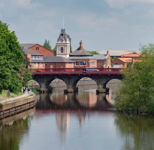 istock Newark-on-Trent town with a bridge in England 1440969564