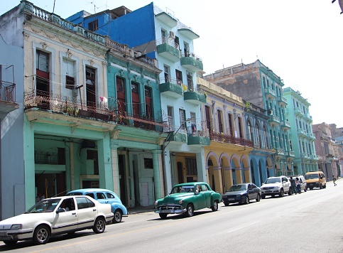 Cuba - La Havana- old Havana- little street in the old town
