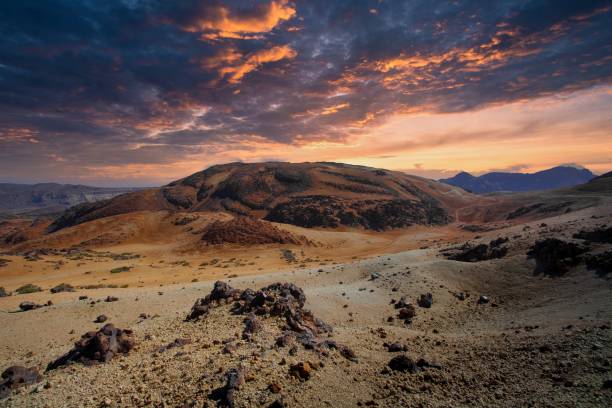 istock Sundown during hiking on Tenerife - close to vulcano Teide. 1440973593