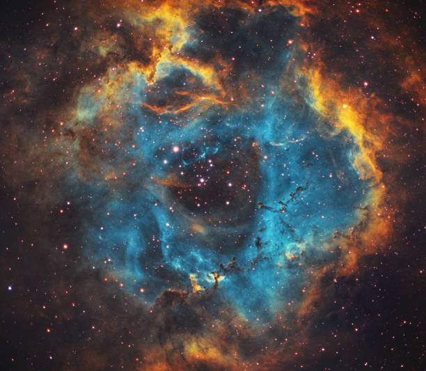 istock Beautiful view of Rosette nebula galaxy 1440974511