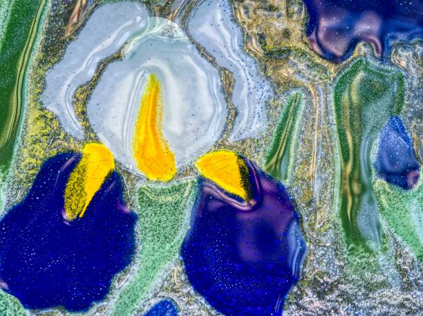 istock Closeup of a blown glass art 1440975462