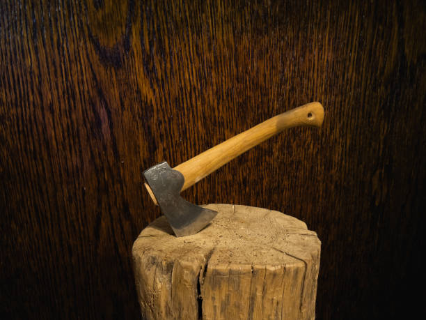 istock Axe, bushcraft and outdoor equipment 1440975723