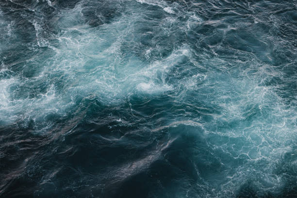istock Closeup shot of sea waves 1440976446