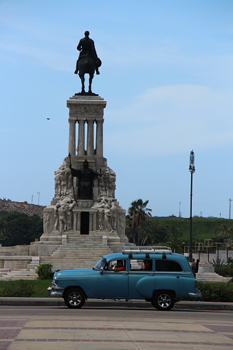 Cuba - la Havana- monument of Maximo Gomez