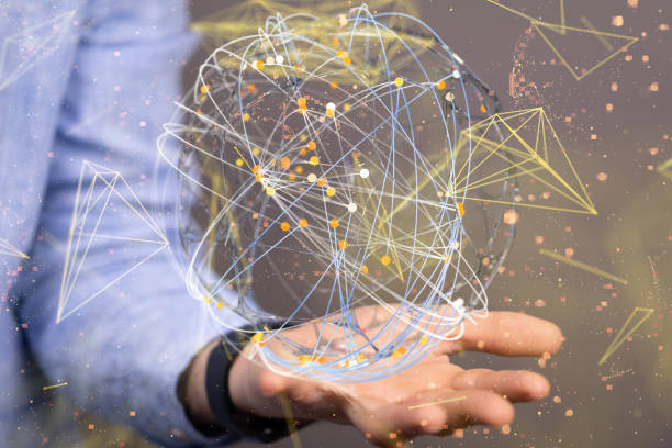 istock 3D illustration of the Global Network 1440978756