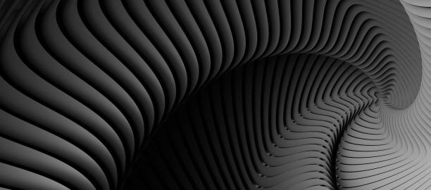 istock Rendered illustration of abstract Vortex swirl motion 1440978763