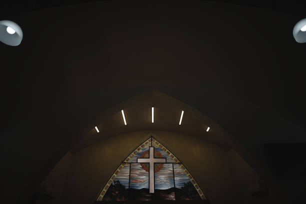 cross on top of the church, a place to pray