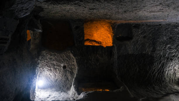 istock Derinkuyu underground city in Turkey 1440982466