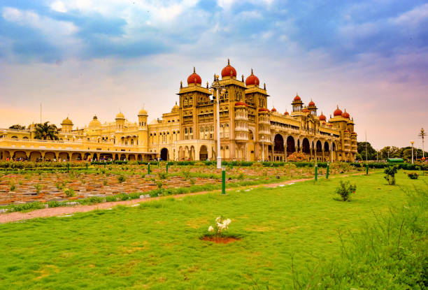 istock Mysore Palace during the sunset in Mysuru, India 1440984279