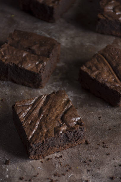 istock Pieces of cakey brownie 1440985379
