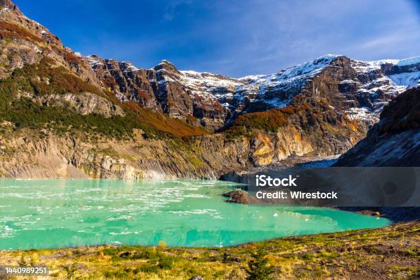 Beautiful Ventisquero Negro Glacial Lake In Nahuel Huapi National Park In Argentina Stock Photo - Download Image Now