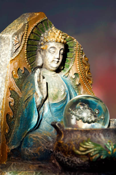 istock Buddha figurine with Fearless Mudra 1440990992