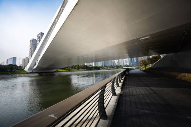 By Chengdu Bridge on a sunny day