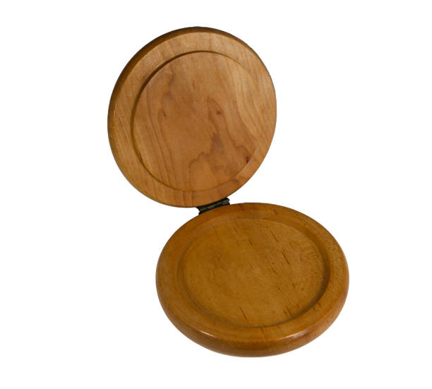 istock Antique hinged wooden press for shaping burger patties. 1440995014