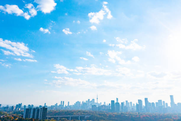 istock Downtown and Rosedale at dusk in Autumn, Toronto, Canada 1441008449