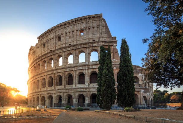istock Coliseum in Rome at sunrise 1441012131