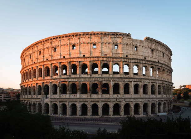 istock Coliseum in Rome at sunrise 1441012134