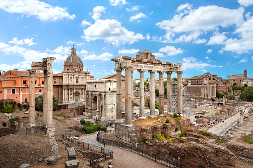 Roman Forum in Rome, Italy