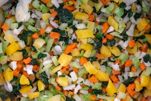 istock Background - Mix of frozen chopped vegetables 1441016704