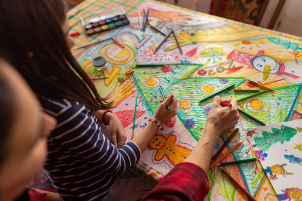 istock Christmas art and craft in the making 1441017472