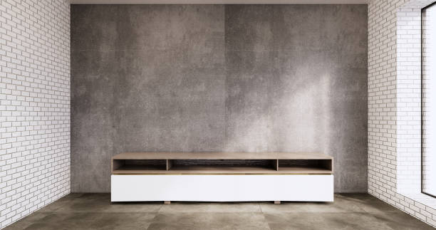 istock cabinet in loft interior room minimal designs, 3d rendering 1441019501