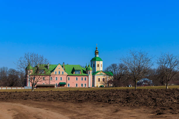 istock Holy Trinity Motroninsky convent in Kholodny Yar, Ukraine 1441023205