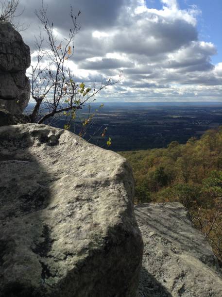 istock Hiking trail that is rocky with beautiful skyline. 1441026771