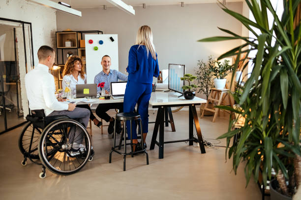 istock Business people doing a meeting 1441040238