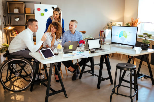 istock Business people doing a meeting 1441040523