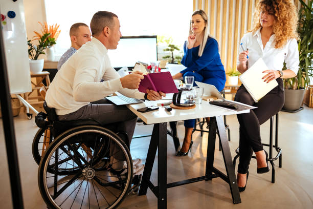 istock Business people doing a meeting 1441041563