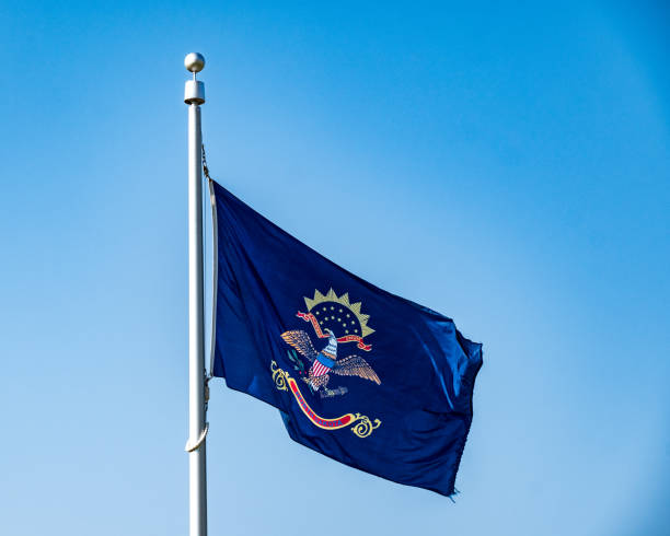istock State Flag of North Dakota 1441041675
