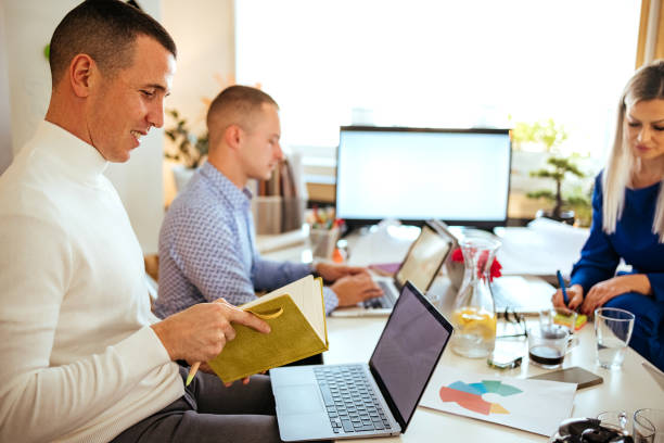 istock Business people doing a meeting 1441042257