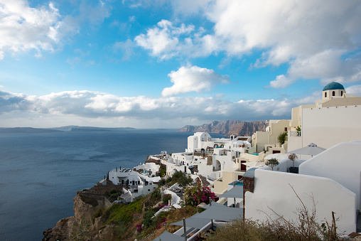 Santorini is a popular international travel destination