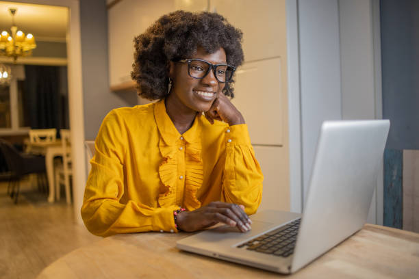 istock Woman working from home 1441047436