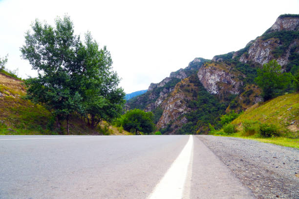 Road with Alps