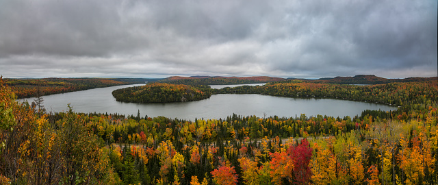 Lake Overlook Northern Minnesota Fall