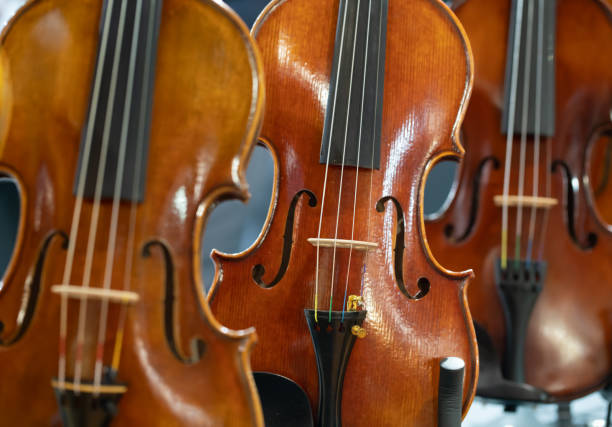 istock Close-up of violin 1441079066