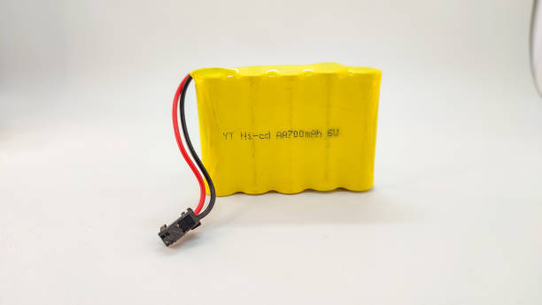 istock yellow assembled battery for toy car 1441080505