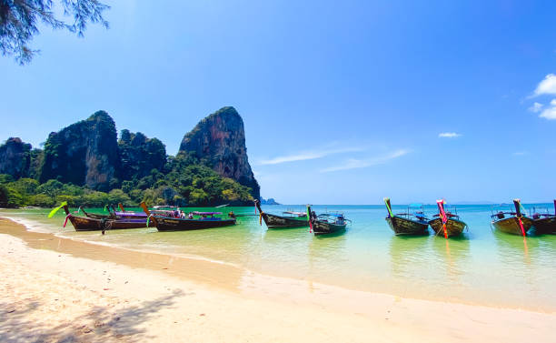 istock Railay and Phra nang Cave Beach in Krabi, Thailand 1441084747