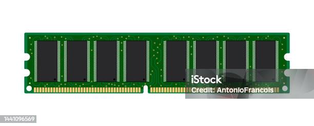 Ram Color Drawing Computer Computer Memory Ram Computer Hardware Components Vector Illustration ...