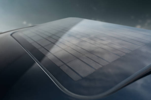 istock Solar battery in the sunroof 1441101991