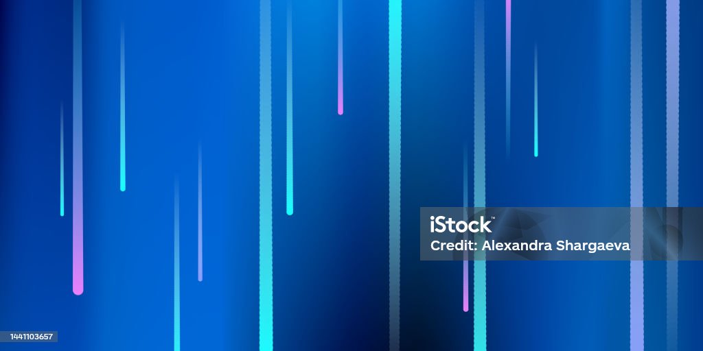 Falling Fast Effect Fast Neon Light Movement Effect Stock Illustration - Download Image Now ...