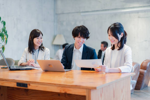 istock Young businessperson discussing in office 1441106212