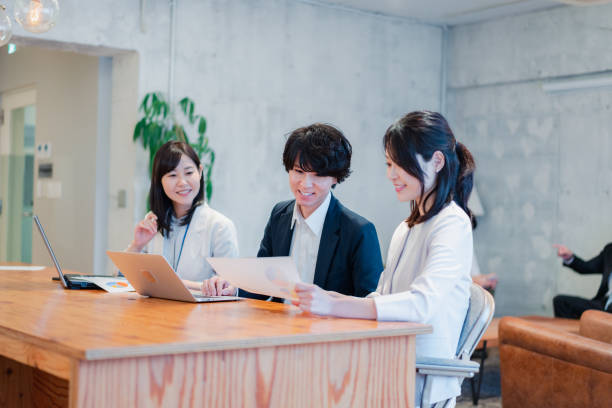 istock Young businessperson discussing in office 1441106217