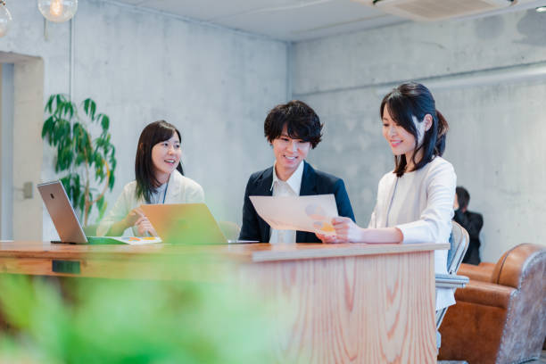 istock Young businessperson discussing in office 1441106219